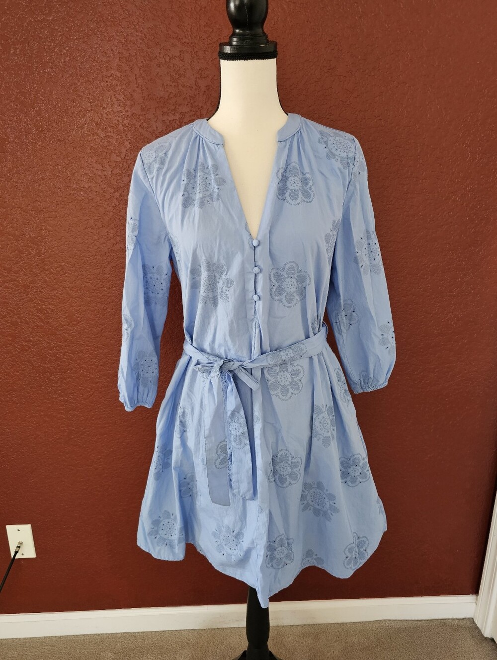 Cynthia Rowley Light Blue Dress - Picture 3 of 10